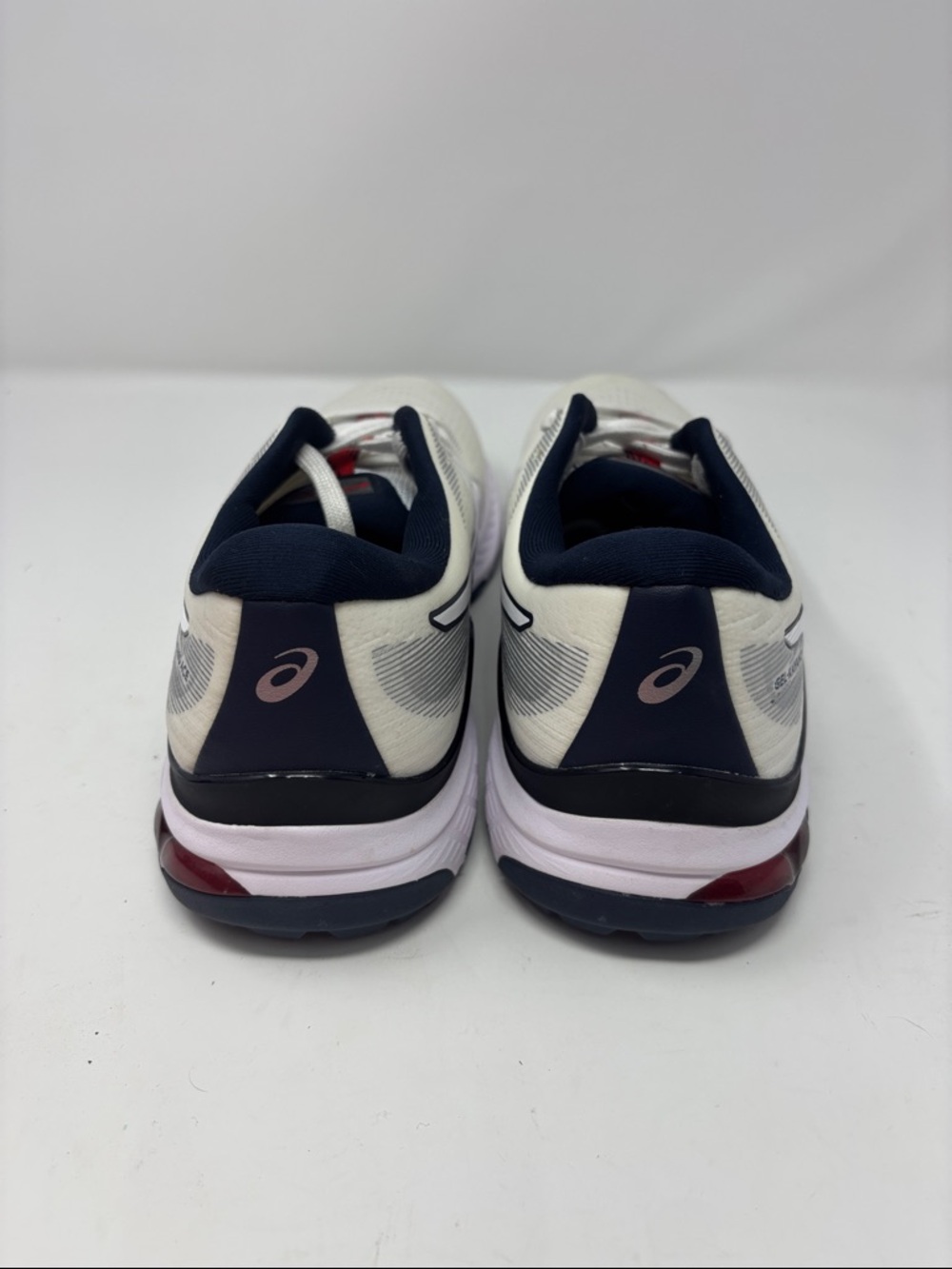 ASICS | ortholite flytefoam White, Navy & Red Lace Running Sneakers 11.5 - Picture 4 of 7